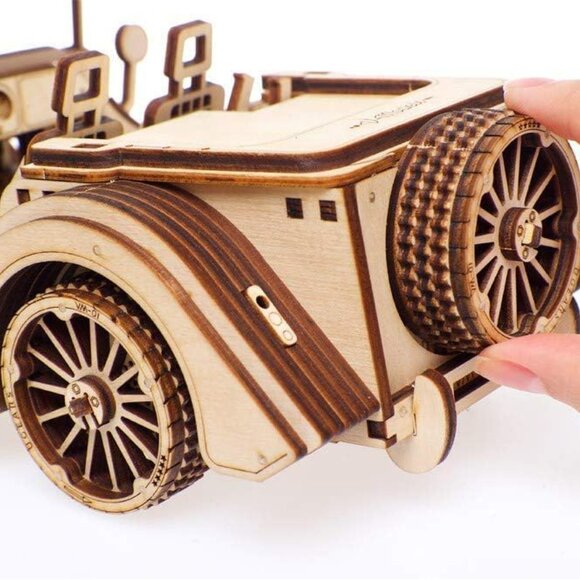 NEW UGEARS Car Roadster Vehicle Model 3D Wooden Puzzle Craft Project Brand new M - Picture 9 of 16